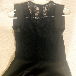 Lace black dress